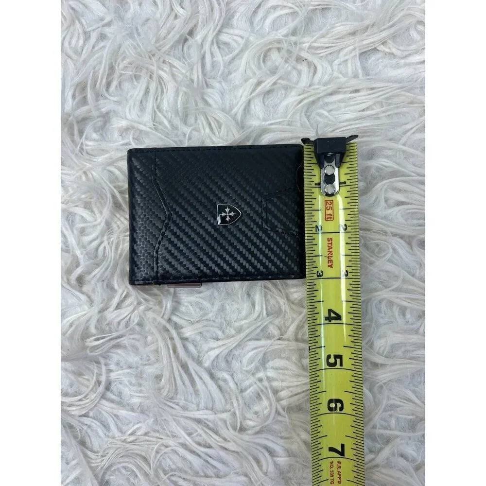 Baellerry Mens Slim Leather Wallet Money Clip AUSTIN RFID Blocking Bifold NWT